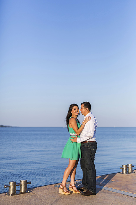 dragon studio, yorktown beach, engagement session, ben and jerry's,